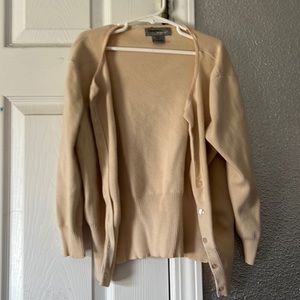 Cream cardigan
